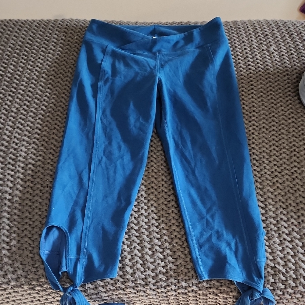 Free People Womens Blue Leggings